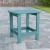 Flash Furniture JJ-T14001-SFM-GG Sea Foam All-Weather Poly Resin Wood Adirondack Side Table addl-1