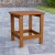 Flash Furniture JJ-T14001-TEAK-GG Teak All-Weather Poly Resin Wood Adirondack Side Table addl-1