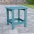Flash Furniture JJ-T14001-TL-GG Teal All-Weather Poly Resin Wood Adirondack Side Table addl-1