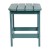 Flash Furniture JJ-T14001-TL-GG Teal All-Weather Poly Resin Wood Adirondack Side Table addl-5