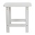 Flash Furniture JJ-T14001-WH-GG White All-Weather Poly Resin Wood Adirondack Side Table addl-6