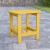 Flash Furniture JJ-T14001-YLW-GG Yellow All-Weather Poly Resin Wood Adirondack Side Table addl-1
