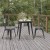 Flash Furniture JJ-T14619-60-BKBK-GG Commercial Poly Resin Square Patio Dining Table, 23.75". Black/Black addl-5