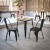 Flash Furniture JJ-T14619-60-BRBK-GG Commercial Poly Resin Square Patio Dining Table, 23.75". Brown/Black addl-6