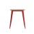 Flash Furniture JJ-T14619-60-BRRD-GG Commercial Poly Resin Square Patio Dining Table, 23.75". Brown/Red addl-9