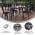 Flash Furniture JJ-T14619-80-BKBK-GG Commercial Poly Resin Square Patio Dining Table, 31.5", Black/Black addl-3