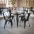 Flash Furniture JJ-T14619-80-BKBK-GG Commercial Poly Resin Square Patio Dining Table, 31.5", Black/Black addl-6