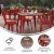 Flash Furniture JJ-T14619-80-BRRD-GG Commercial Poly Resin Square Patio Dining Table, 31.5", Brown/Red addl-3