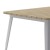 Flash Furniture JJ-T14619-80-BRSL-GG Commercial Poly Resin Square Patio Dining Table, 31.5", Brown/Silver addl-7