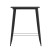 Flash Furniture JJ-T14619H-80-BKBK-GG Commercial Poly Resin Square Bar Table 31.5", Black/Black  addl-9