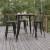Flash Furniture JJ-T14619H-80-BRBK-GG Commercial Poly Resin Square Bar Table 31.5", Brown/Black  addl-5