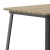 Flash Furniture JJ-T14619H-80-BRBK-GG Commercial Poly Resin Square Bar Table 31.5", Brown/Black  addl-7