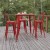 Flash Furniture JJ-T14619H-80-BRRD-GG Commercial Poly Resin Square Bar Table 31.5", Brown/Red addl-5