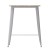 Flash Furniture JJ-T14619H-80-BRSL-GG Commercial Poly Resin Square Bar Table 31.5", Brown/Silver addl-8
