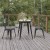 Flash Furniture JJ-T14623-60-BKBK-GG Commercial Poly Resin Round Patio Dining Table, 23.75", Black/Black addl-5