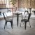 Flash Furniture JJ-T14623-60-BKBK-GG Commercial Poly Resin Round Patio Dining Table, 23.75", Black/Black addl-6