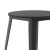Flash Furniture JJ-T14623-60-BKBK-GG Commercial Poly Resin Round Patio Dining Table, 23.75", Black/Black addl-7