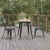 Flash Furniture JJ-T14623-60-BRBK-GG Commercial Poly Resin Round Patio Dining Table, 23.75". Brown/Black addl-5
