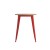 Flash Furniture JJ-T14623-60-BRRD-GG Commercial Poly Resin Round Patio Dining Table, 23.75". Brown/Red addl-9
