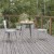 Flash Furniture JJ-T14623-60-BRSL-GG Commercial Poly Resin Round Patio Dining Table, 23.75". Brown/Silver addl-5