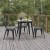 Flash Furniture JJ-T14623-80-BKBK-GG Commercial Poly Resin Round Patio Dining Table, 30", Black/Black addl-5