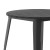 Flash Furniture JJ-T14623-80-BKBK-GG Commercial Poly Resin Round Patio Dining Table, 30", Black/Black addl-7
