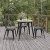 Flash Furniture JJ-T14623-80-BRBK-GG Commercial Poly Resin Round Patio Dining Table, 30", Brown/Black addl-5