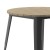 Flash Furniture JJ-T14623-80-BRBK-GG Commercial Poly Resin Round Patio Dining Table, 30", Brown/Black addl-7