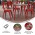 Flash Furniture JJ-T14623-80-BRRD-GG Commercial Poly Resin Round Patio Dining Table, 30", Brown/Red addl-3