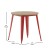 Flash Furniture JJ-T14623-80-BRRD-GG Commercial Poly Resin Round Patio Dining Table, 30", Brown/Red addl-4
