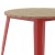 Flash Furniture JJ-T14623-80-BRRD-GG Commercial Poly Resin Round Patio Dining Table, 30", Brown/Red addl-7