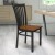 Flash Furniture XU-DG6Q4BSCH-CHYW-GG Black Schoolhouse Back Metal Chair with Cherry Wood Seat addl-2