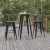 Flash Furniture JJ-T14623H-80-BKBK-GG Commercial Poly Resin Round Bar Table 23.75", Black/Black  addl-5