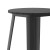 Flash Furniture JJ-T14623H-80-BKBK-GG Commercial Poly Resin Round Bar Table 23.75", Black/Black  addl-7