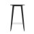 Flash Furniture JJ-T14623H-80-BKBK-GG Commercial Poly Resin Round Bar Table 23.75", Black/Black  addl-9