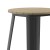 Flash Furniture JJ-T14623H-80-BRBK-GG Commercial Poly Resin Round Bar Table 23.75", Brown/Black  addl-7