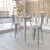 Flash Furniture JJ-T14623H-80-BRSL-GG Commercial Poly Resin Round Bar Table 23.75", Brown/Silver addl-6