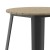 Flash Furniture JJ-T14623H-76-BRBK-GG Commercial Poly Resin Round Bar Table 30", Brown/Black  addl-7
