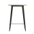 Flash Furniture JJ-T14623H-76-BRBK-GG Commercial Poly Resin Round Bar Table 30", Brown/Black  addl-9