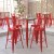 Flash Furniture JJ-T14623H-76-BRRD-GG Commercial Poly Resin Round Bar Table 30", Brown/Red addl-6