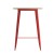 Flash Furniture JJ-T14623H-76-BRRD-GG Commercial Poly Resin Round Bar Table 30", Brown/Red addl-9