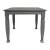 Flash Furniture KER-T-799-GRY-47-GG 47" Heavy Duty Rectangle Wood Table with Turned Wooden Legs, Antique Gray Finish addl-8
