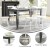 Flash Furniture KER-T-799-GRY-60-GG 60" Heavy Duty Rectangle Wood Table with Turned Wooden Legs, Antique Gray Finish addl-3