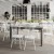 Flash Furniture KER-T-799-GRY-60-GG 60" Heavy Duty Rectangle Wood Table with Turned Wooden Legs, Antique Gray Finish addl-5