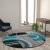 Flash Furniture KP-RG953-55-TQ-GG Audra Collection Round 5