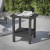 Flash Furniture LE-HMP-1035-1517H-BK-GG Black All Weather HDPE 2-Tier Adirondack Side Table addl-5
