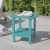 Flash Furniture LE-HMP-1035-1517H-BL-GG Blue All Weather HDPE 2-Tier Adirondack Side Table addl-5