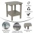 Flash Furniture LE-HMP-1035-1517H-BR-GG Brown All Weather HDPE 2-Tier Adirondack Side Table addl-3