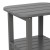 Flash Furniture LE-HMP-1035-1517H-GY-GG Gray All Weather HDPE 2-Tier Adirondack Side Table addl-7