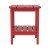 Flash Furniture LE-HMP-1035-1517H-RD-GG Red All Weather HDPE 2-Tier Adirondack Side Table addl-8